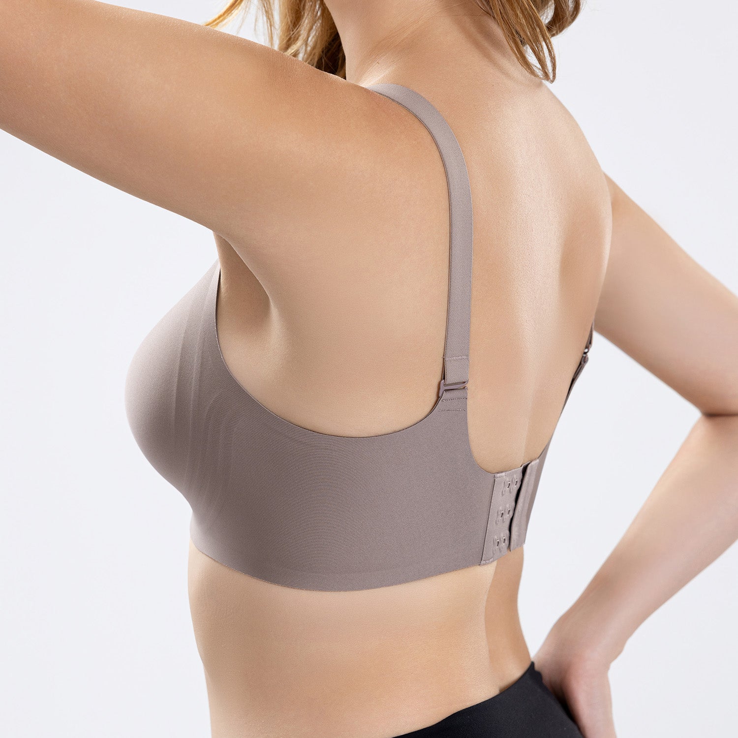 PQK Wireless Water Droplet Full Coverage Seamless T- Shirt Bralette