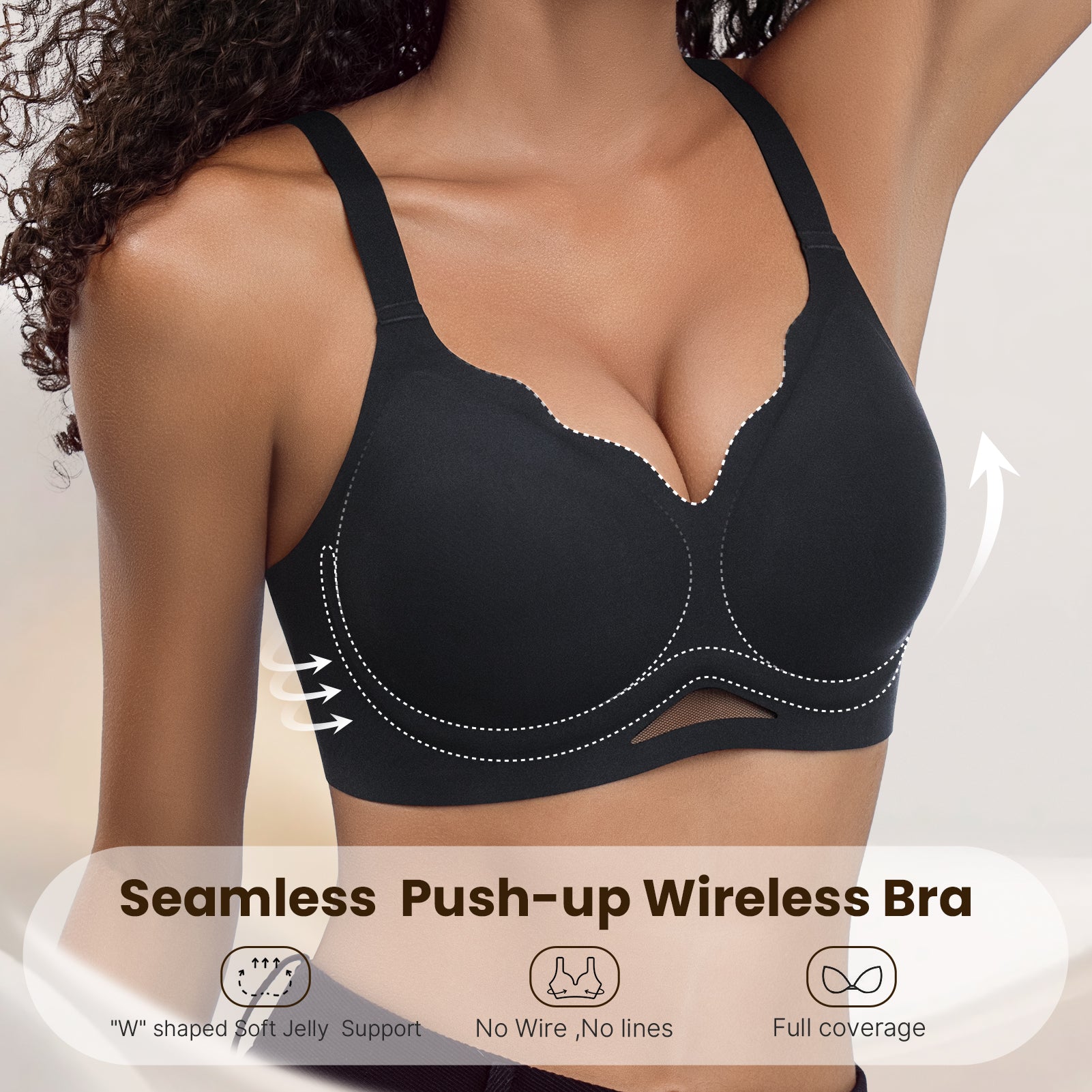 Seamless Wavy Series (Triangle Lace Mesh)